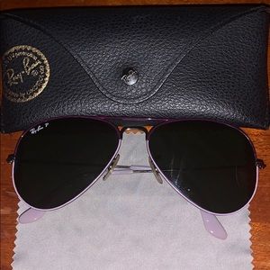 💜 Authentic Polarized Ray-Ban Aviators 💜